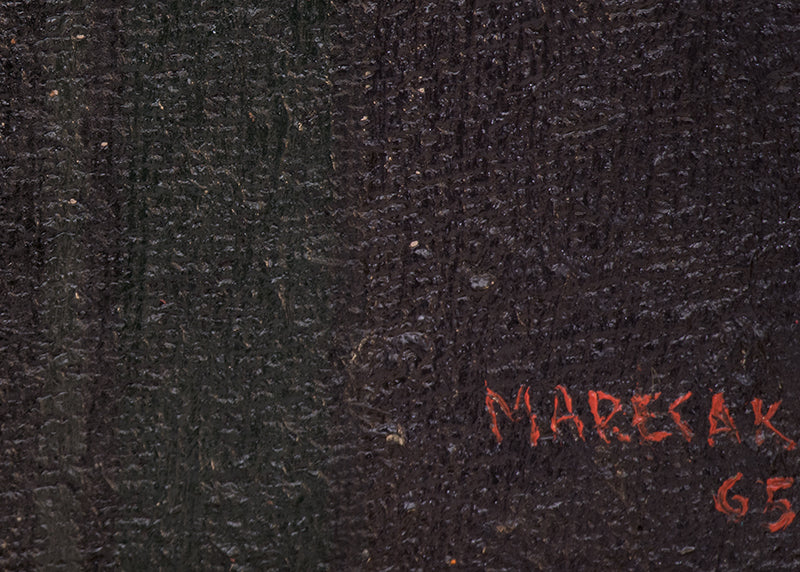 Persephone in the Underworld (Man and Woman), Painting, 1965