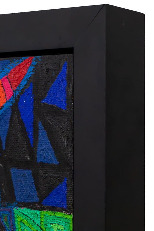 Two Mystic Ladies with Four Cats ("Cat Ladies"), Painting, 1988