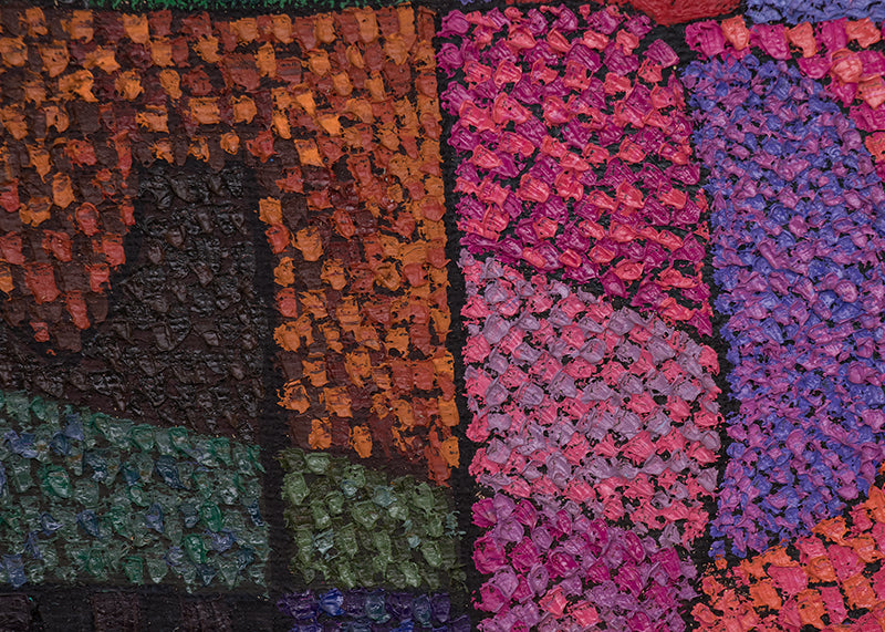 One Bright, One Dark (Two Female Figures), Painting, 1969