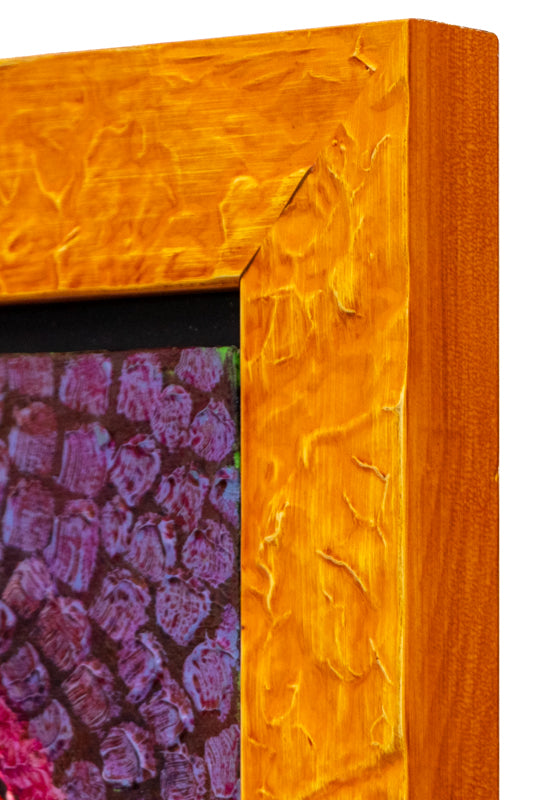 Spell (Abstract in Red, Orange, Gold, Pink, and Violet), Painting, 1987