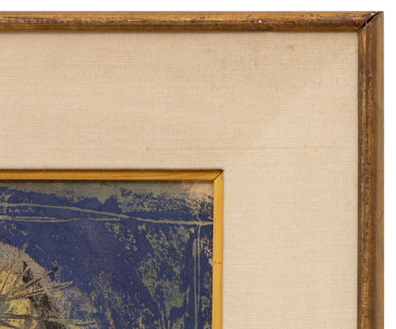 The Visitor (Abstracted Figures), Painting, 1960
