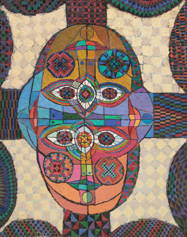 Four Heads in One, Painting, 1980