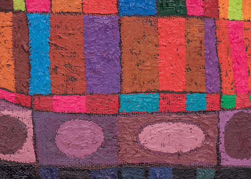 The Evil One (Abstract Female Figure), Painting, 1980