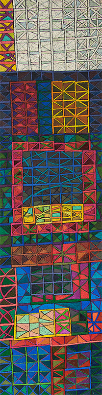 Edward Marecak (1919-1993) artwork for sale. Untitled (Geometric Abstract), Painting, Denver, Colorado, Art Gallery)