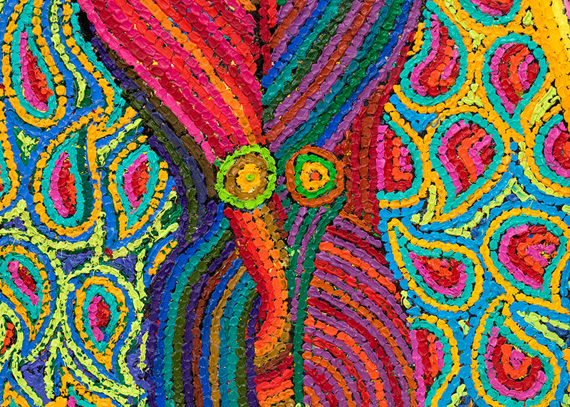 Clowns, Jugglers and Acrobats, Painting, 1986