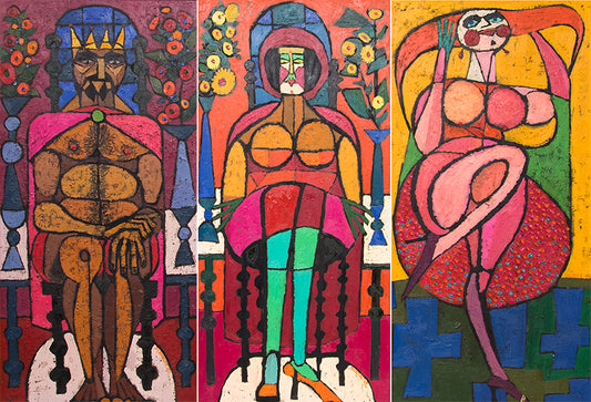The Dance of Salome (Triptych), Painting, dated 1967
