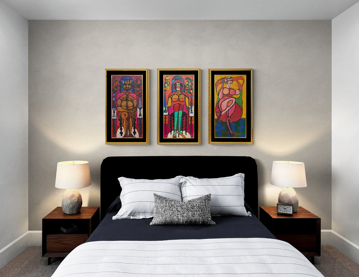 The Dance of Salome (Triptych), Painting, dated 1967