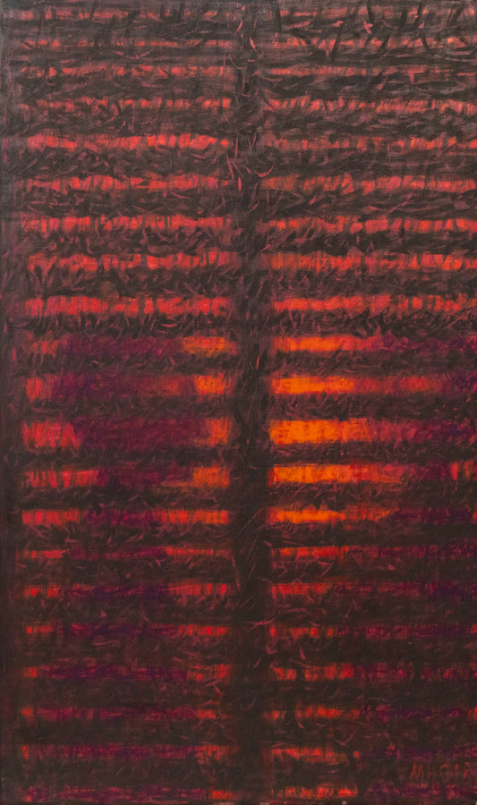 Shuttered Window, Painting, dated 1956