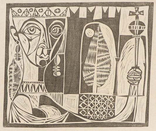 Edward Marecak (1919-1993) artwork for sale. The Great Queen, Print, Denver, Colorado, Art Gallery)