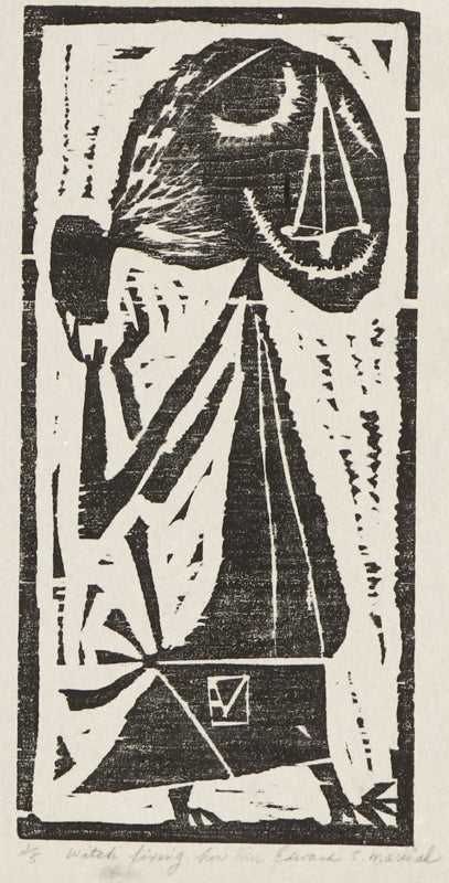 Edward Marecak (1919-1993) artwork for sale. Witch Fixing Her Hair, Print, Denver, Colorado, Art Gallery)