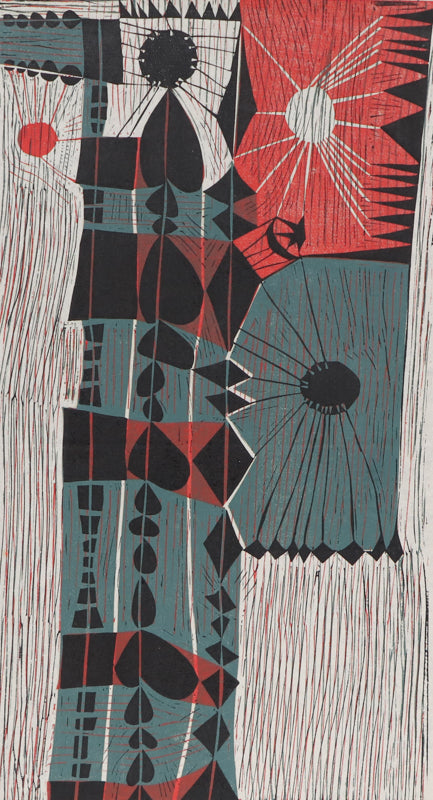 The Black Sun (Abstract with Suns), Print