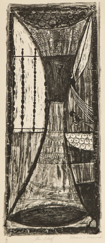 The Thief (Black and White Abstract), Print
