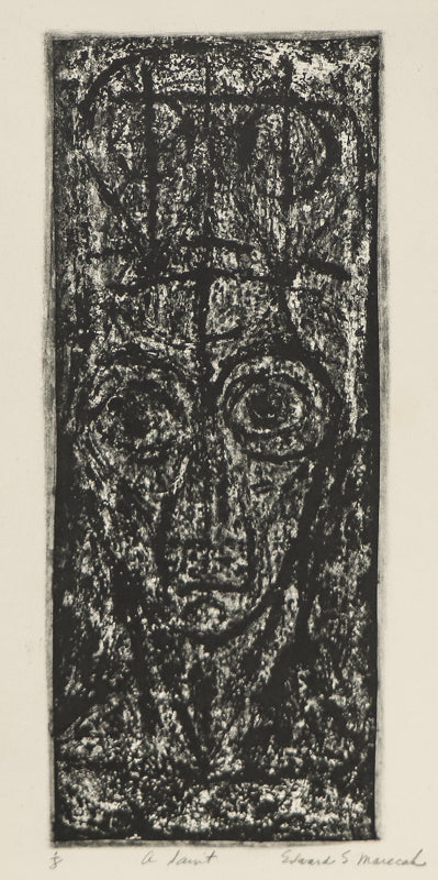 A Saint (Abstracted Face), Print
