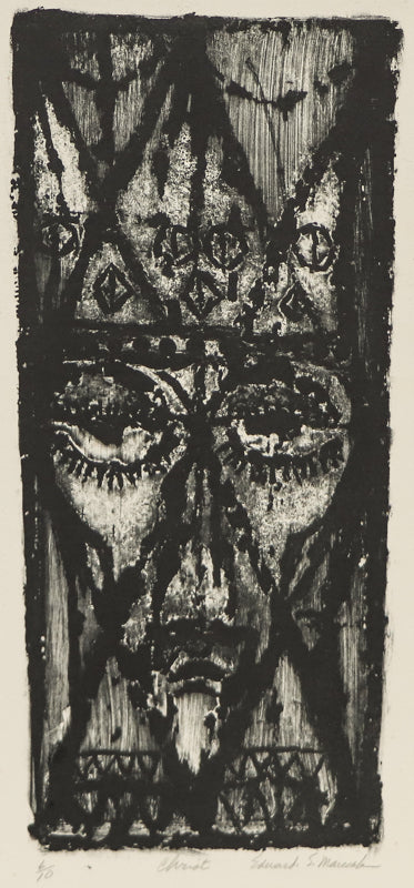 Christ (Black and White Abstract), Print