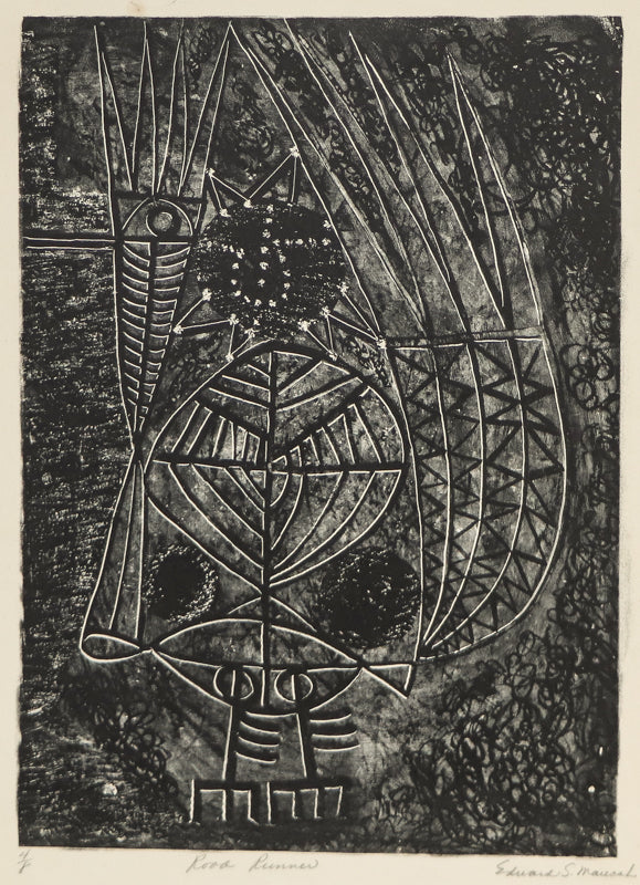 Edward Marecak (1919-1993) artwork for sale. Roadrunner, Print, Denver, Colorado, Art Gallery)