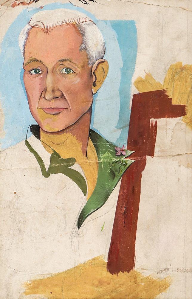 Edward Marecak (1919-1993) artwork for sale. Untitled #12 (Bust of a Man), Painting, 1940, Denver, Colorado, Art Gallery)