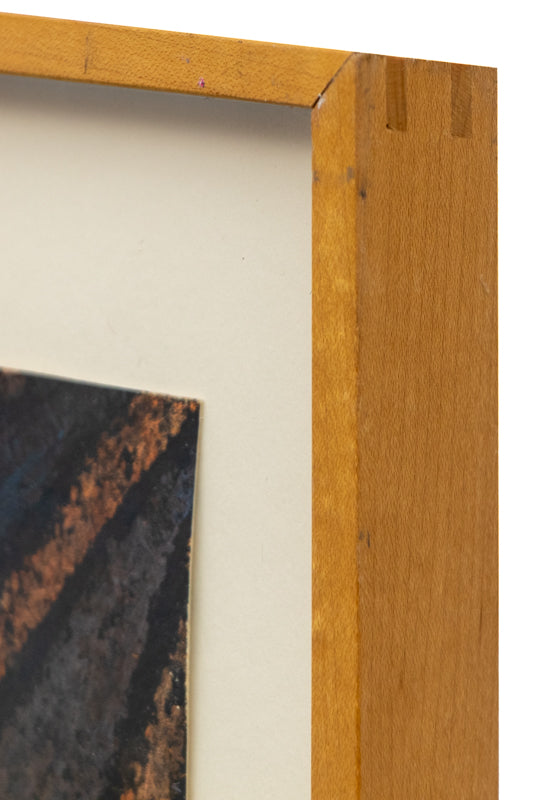 Web of Spells (Abstract in Red, Black, Brown, and Green), Painting, 1980