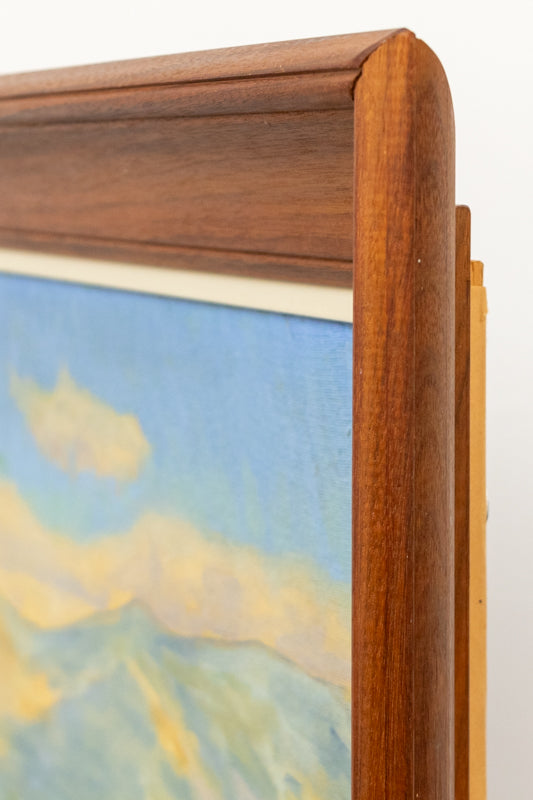 Ghost Town (Mountain Landscape with a Prospector), Painting, 1963