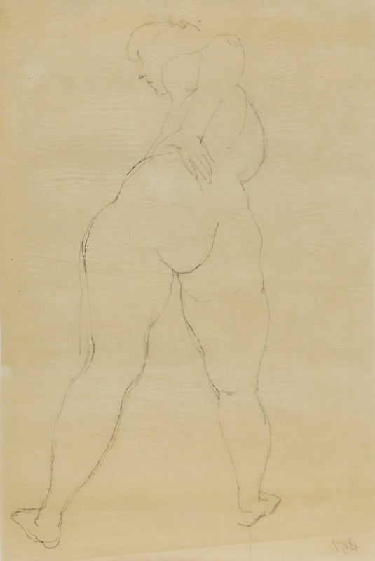 Untitled (Nude Female Figure), Drawing