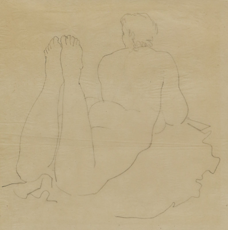 Untitled (Nude Figure), Drawing