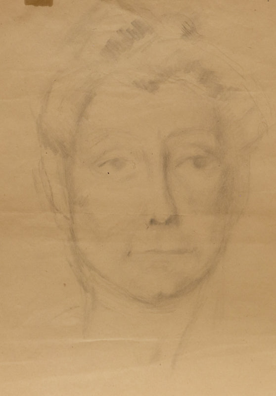 Untitled (Bust of a Woman), Drawing