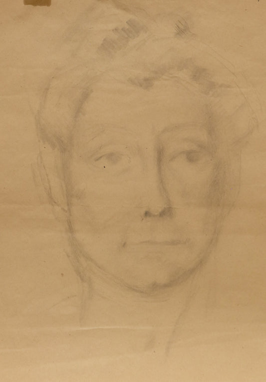 Untitled (Bust of a Woman), Drawing