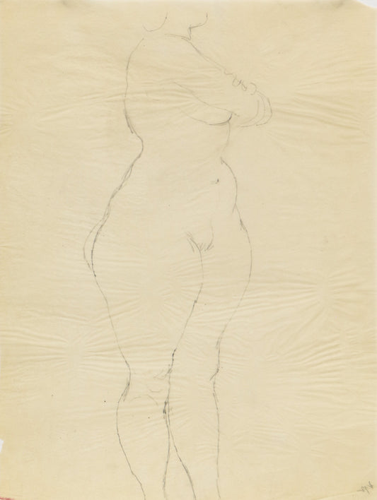 Untitled (Figure Study of a Woman), Drawing