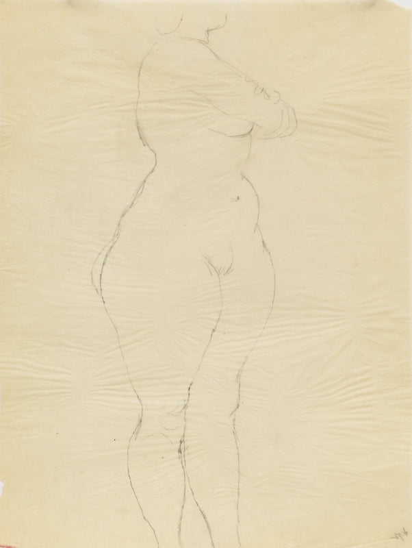 Untitled (Figure Study of a Woman), Drawing
