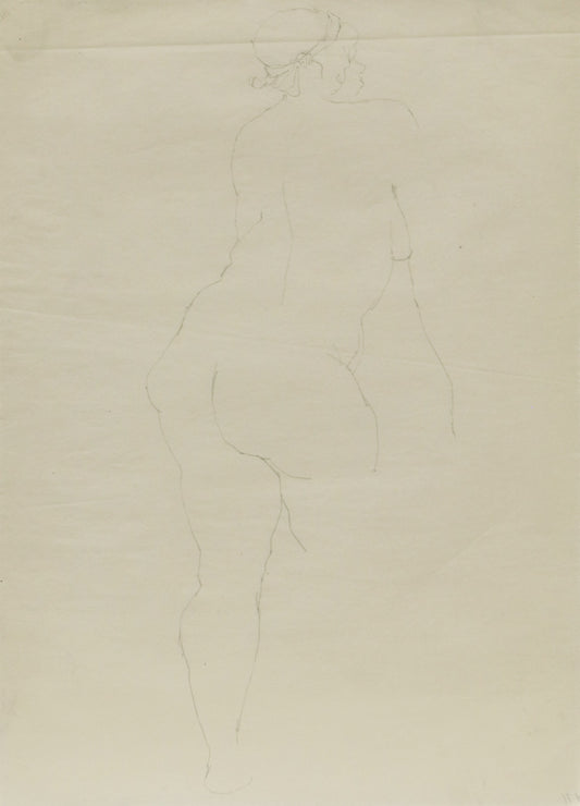 Untitled (Study of a Nude Woman), Drawing
