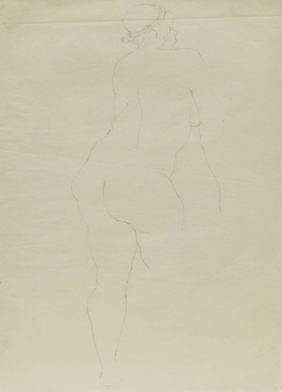 Untitled (Study of a Nude Woman), Drawing