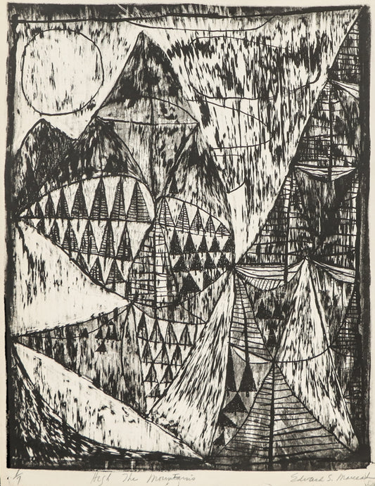 High in the Mountains (Abstract Mountains), Print