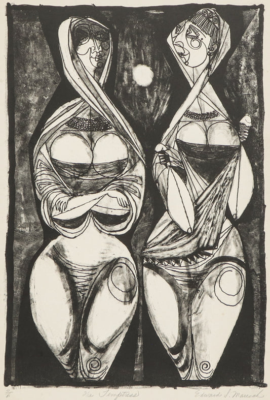 The Temptress (Two Women), Print