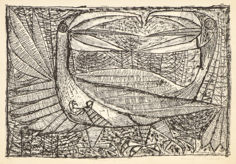 Argument of Birds (Two Birds), Print