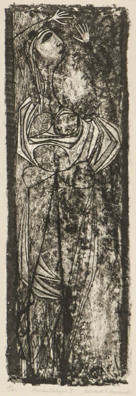 Incantation 1 (Female Figure), Print