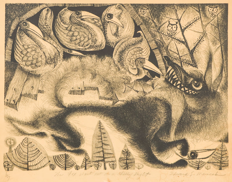 The Fox Went Out on a Chilly Night, Print