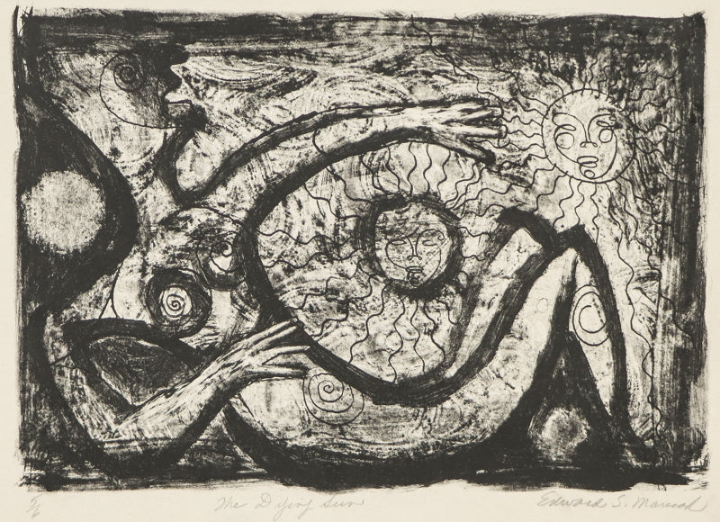 The Dying Sun (Human Figure with Suns), Print