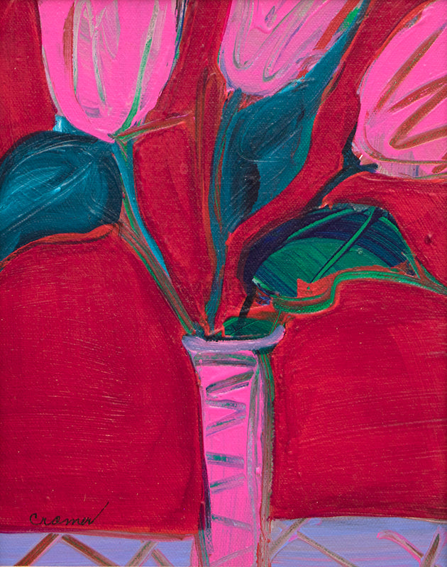 Patti Cramer (1945-2010) artwork for sale. Untitled (Tulips), Painting, Denver, Colorado, Art Gallery)