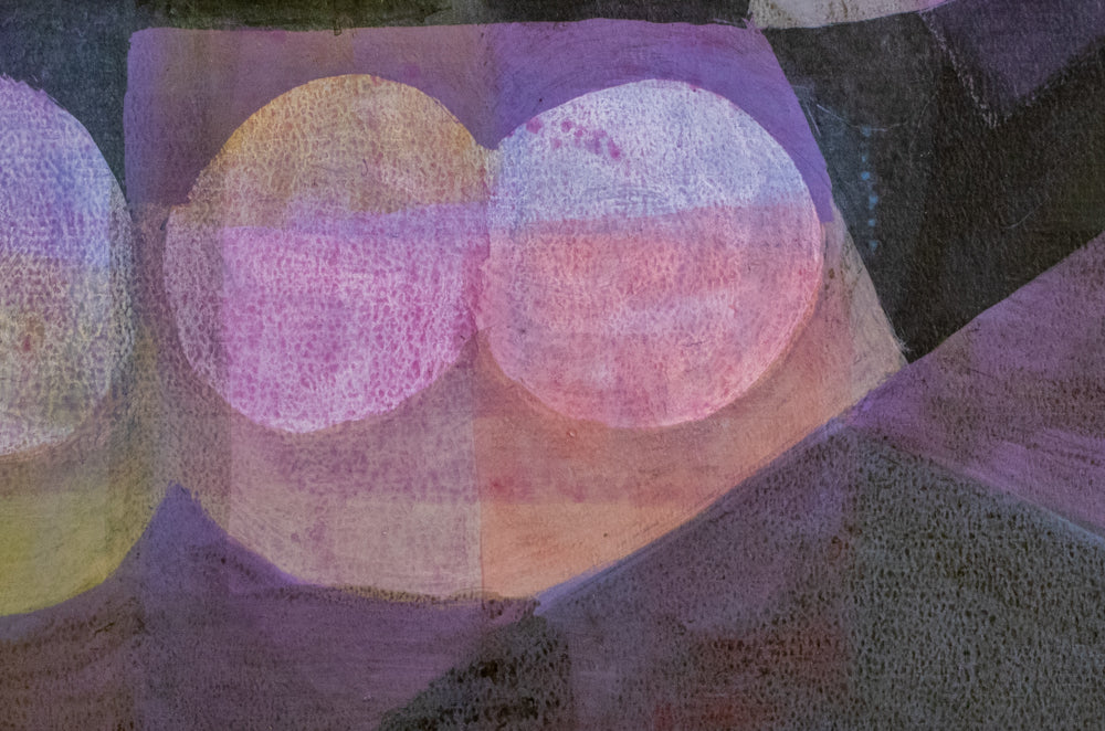 Untitled (Overhead Lights), Painting, circa 1970