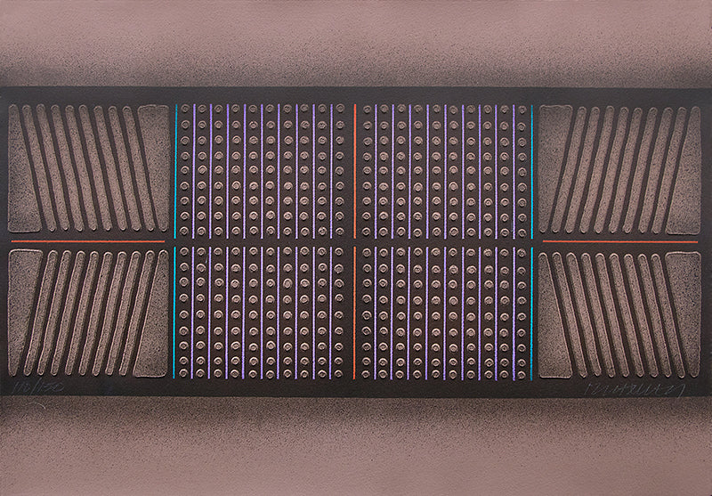 Paul Maxwell (1925-2015) artwork for sale. Untitled (Maxwell Pochoir Abstract), Painting, Denver, Colorado, Art Gallery)