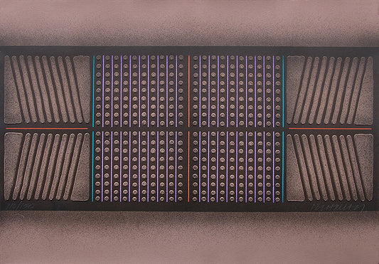 Paul Maxwell (1925-2015) artwork for sale. Untitled (Maxwell Pochoir Abstract), Painting, Denver, Colorado, Art Gallery)