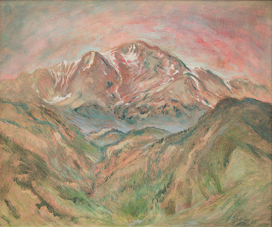 Memorial Day, Pikes Peak (Colorado), Painting, circa 1945