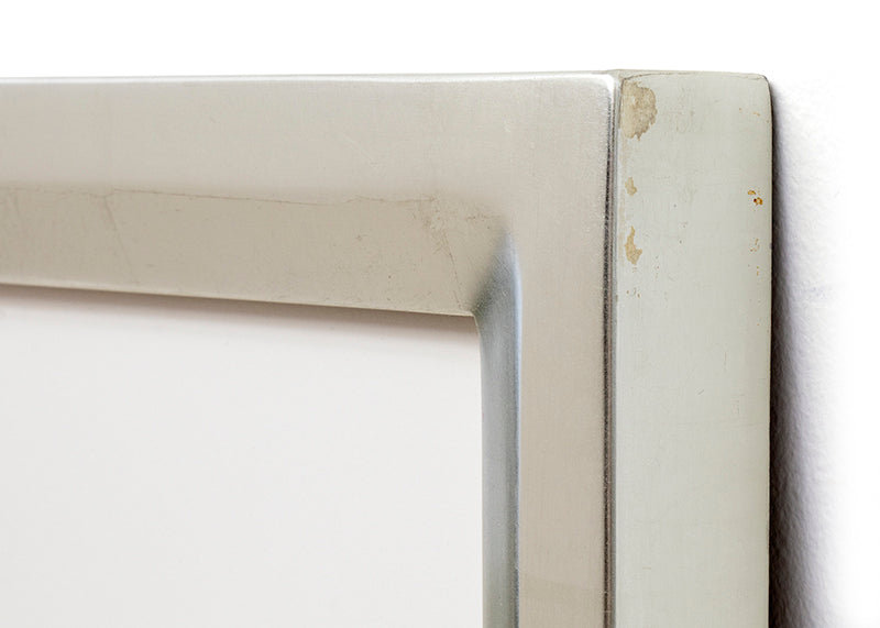 Untitled (Abstract in Gray, Blue, Red, Orange, and Yellow), Painting, 1986