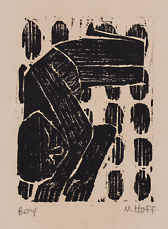 Boy (Abstracted Figure), Print