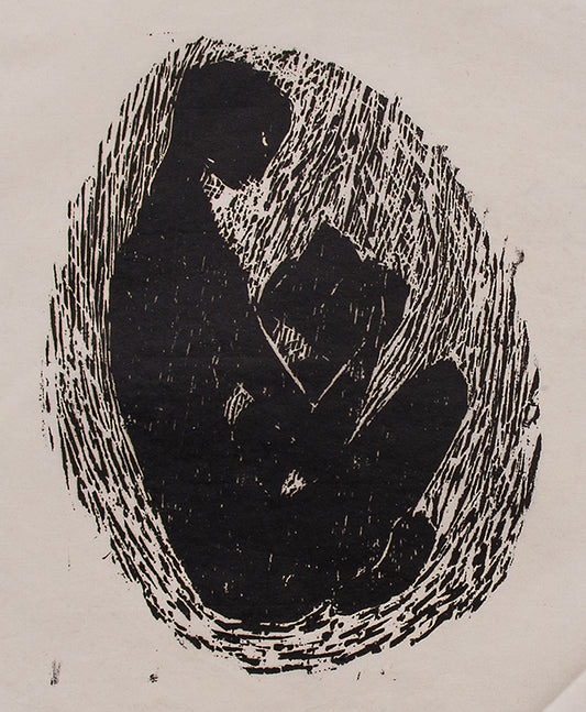 Untitled (Reading Womb), Print