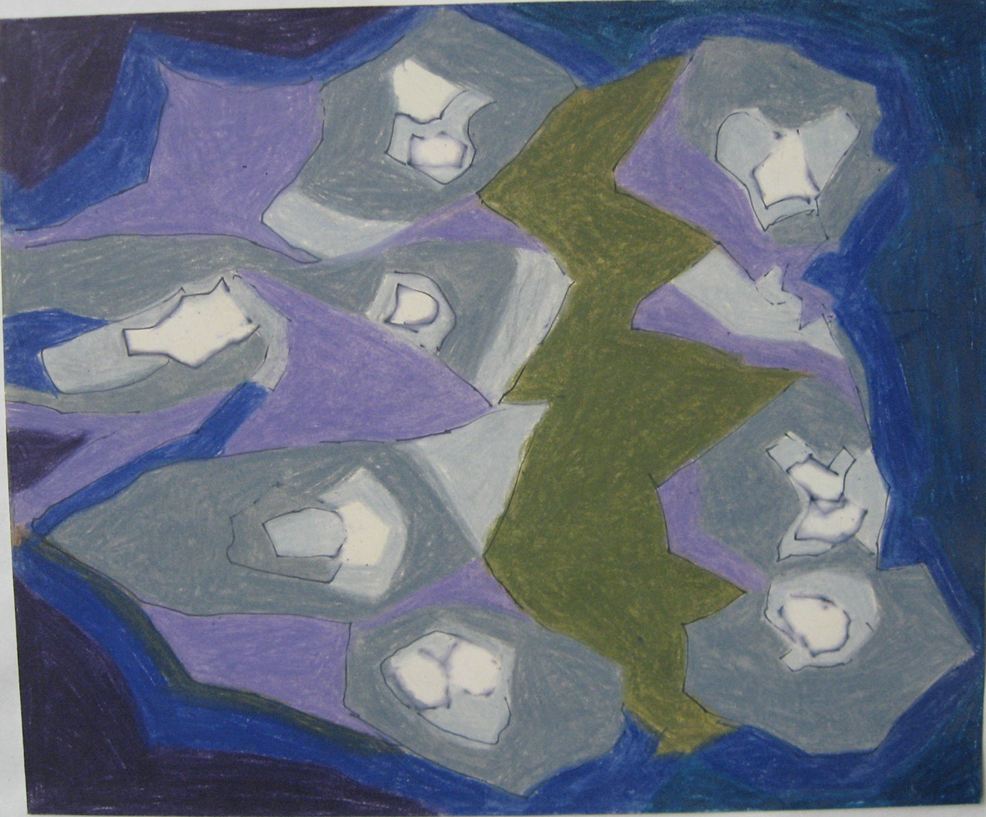 Untitled (Jagged Cluster), Drawing