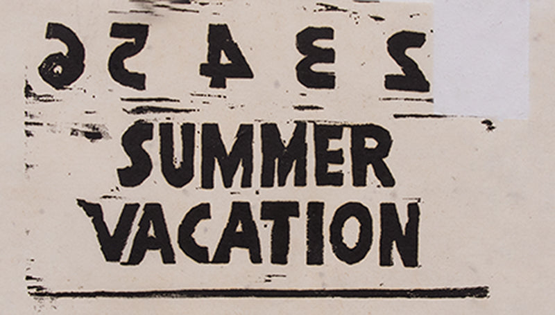 Untitled (Summer Vacation), Print