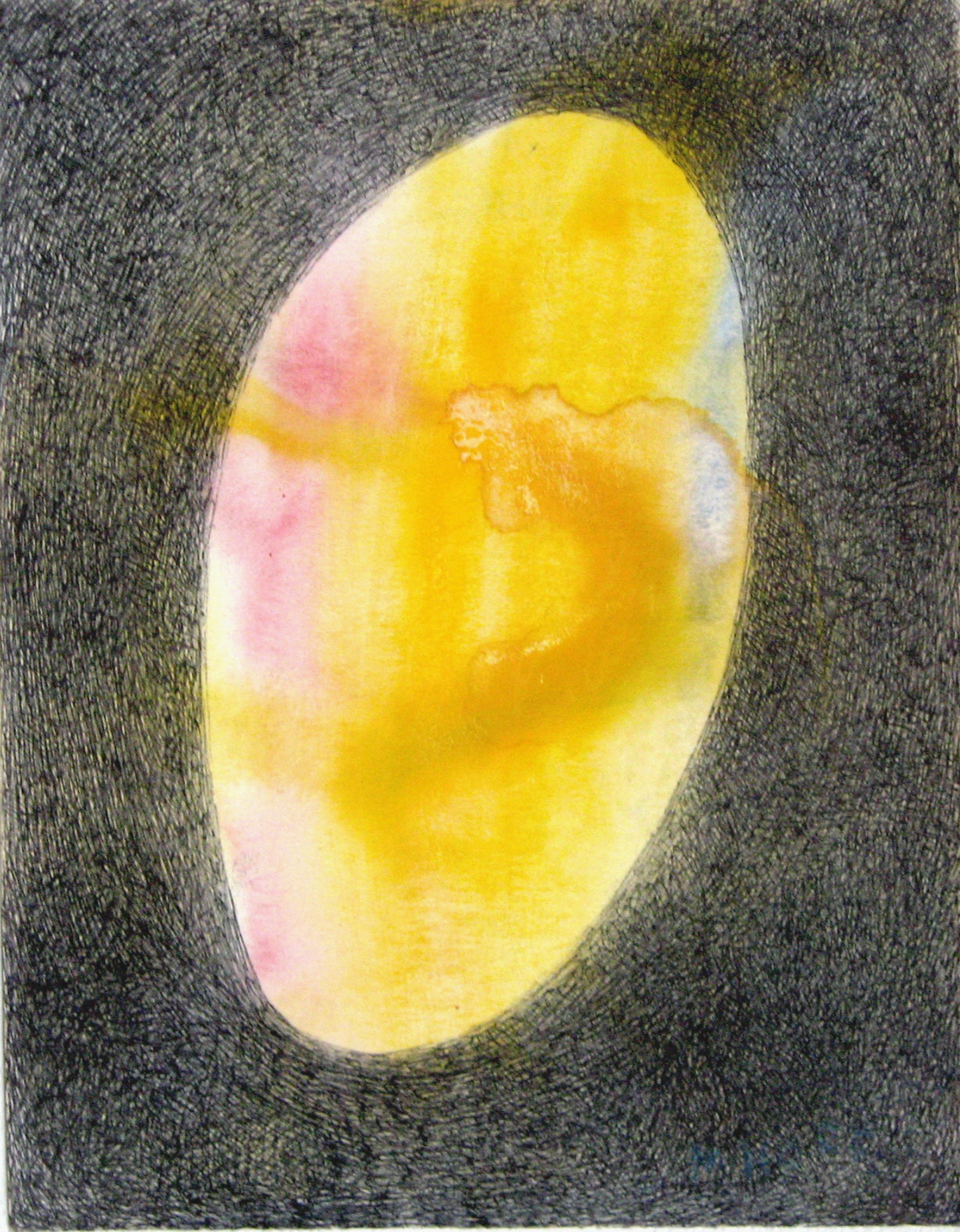 Stone Yellow Pink Blue, Painting