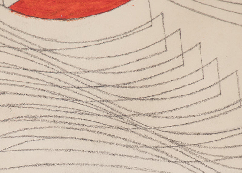 Untitled (Opposing Waves), Drawing