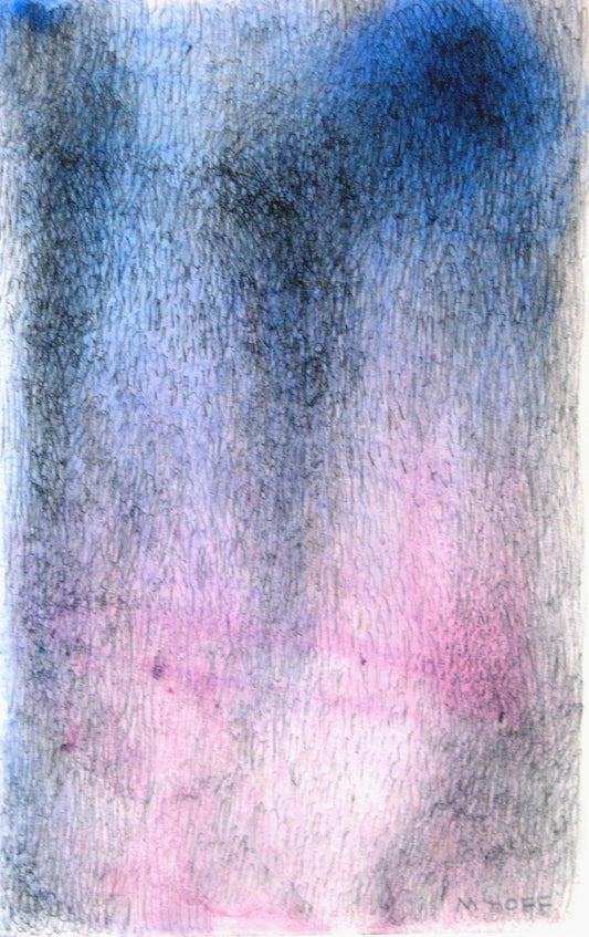 Fog - Pink Blue Valley, Painting