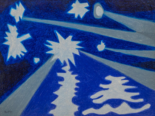 River Night II, Drawing